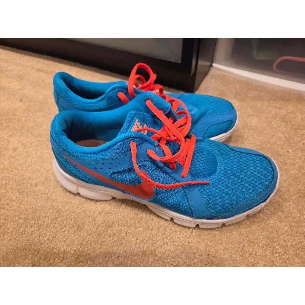 Nike blue red sneakers size 8